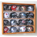 Custom wood Football Helmet Display Case Display Boxes with Removable